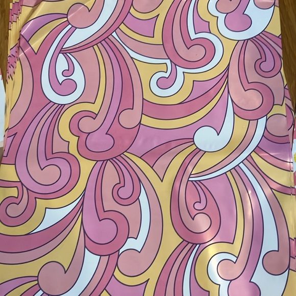 53 Poly Mailers Bundle Mixed Designs & Sizes 10x13” + 12x15.5” Pink Black Orange - Picture 7 of 8